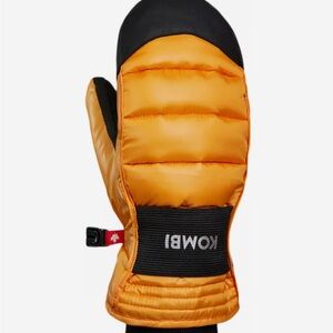 Women's Orange and Black Mittens